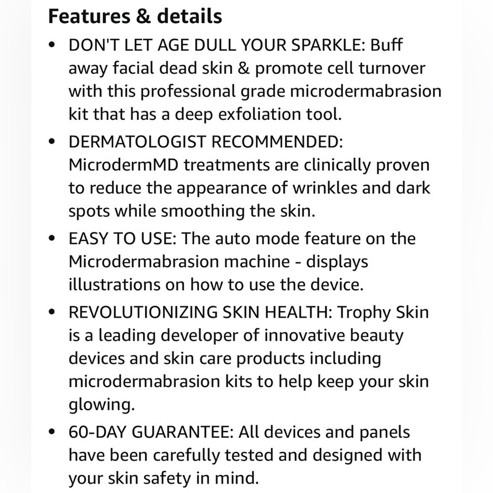 NEW Trophy, SKIN Microderm, MD professional Grade home microdermaabrasion system - Picture 10 of 10
